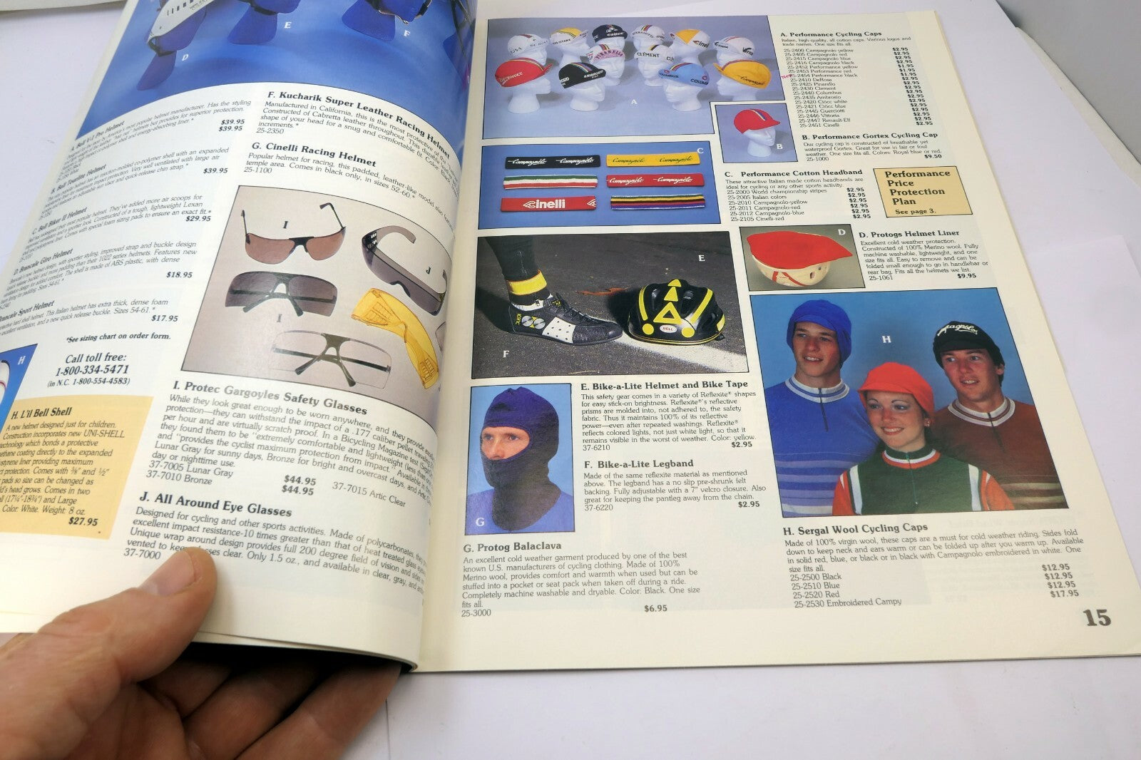 Performance Bicycle Shop Magazine Spring 1995 Sale Booklet price list