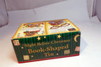 "Night before Christmas"  Book Shaped Tin with box mouse sleep - boxed