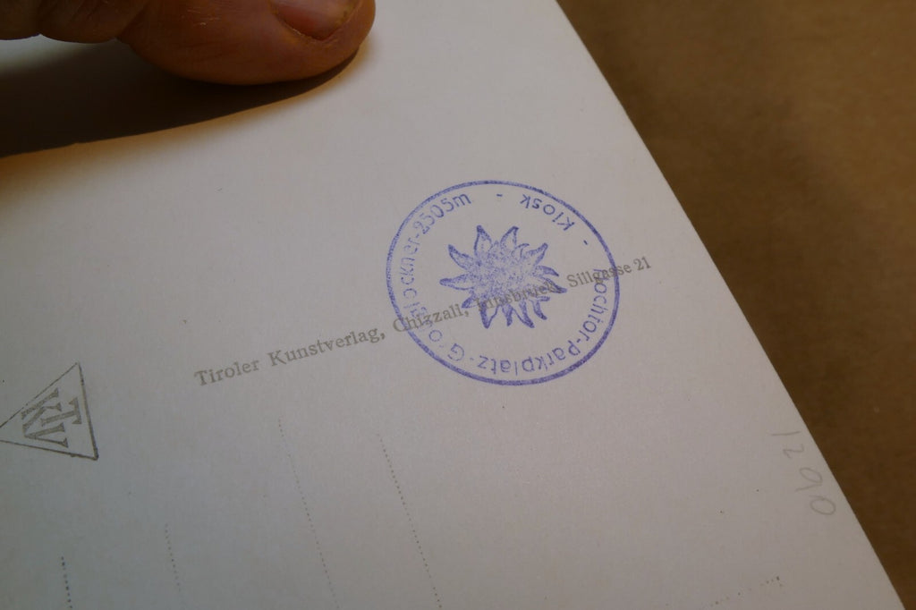 Großglockner-Alpine Road postcard Black & white Austria vintage - unposted