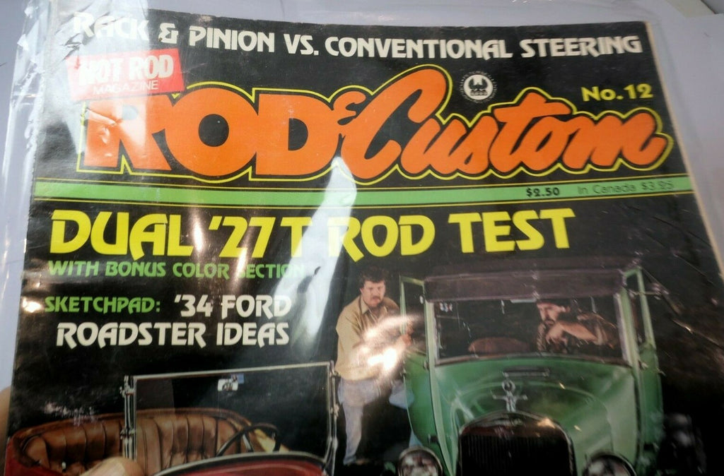 Rod & custom magazine no 12 1980 " dual '27 t rod test" ford "34