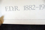 President FDR Franklin Roosevelt 100th Anniversary Birthday Poster 1882-1982