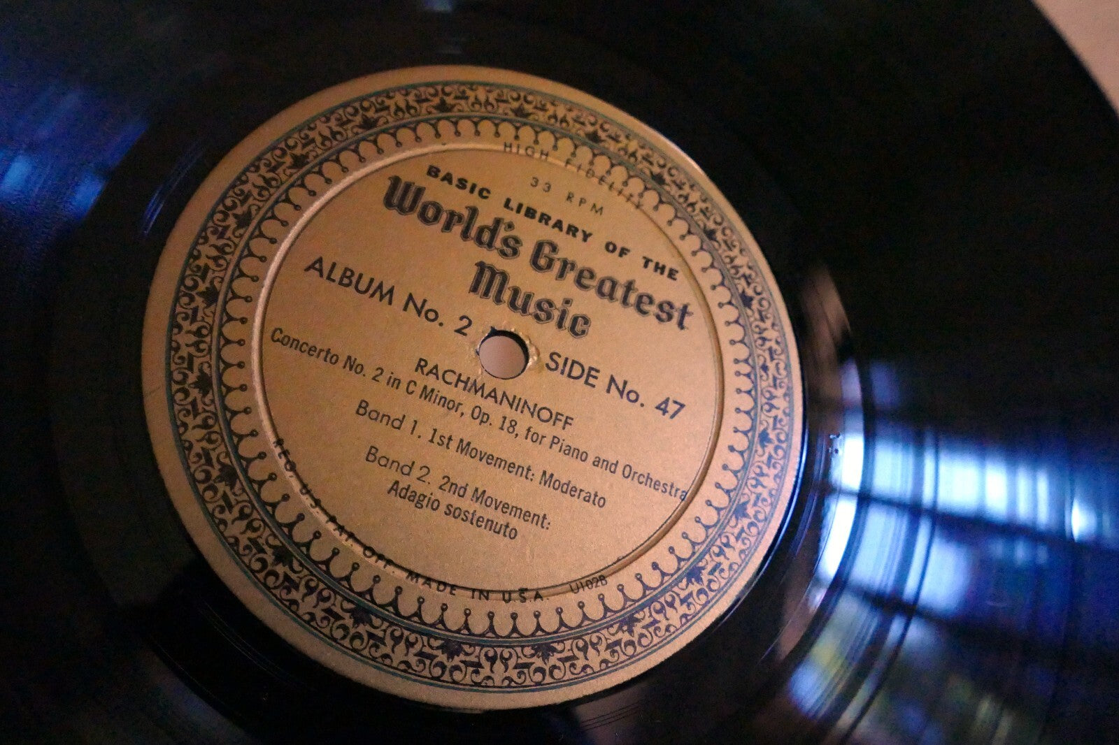 WORLDS GREATEST Music 1958 LP Rimsky-Korsakov Album No. 2