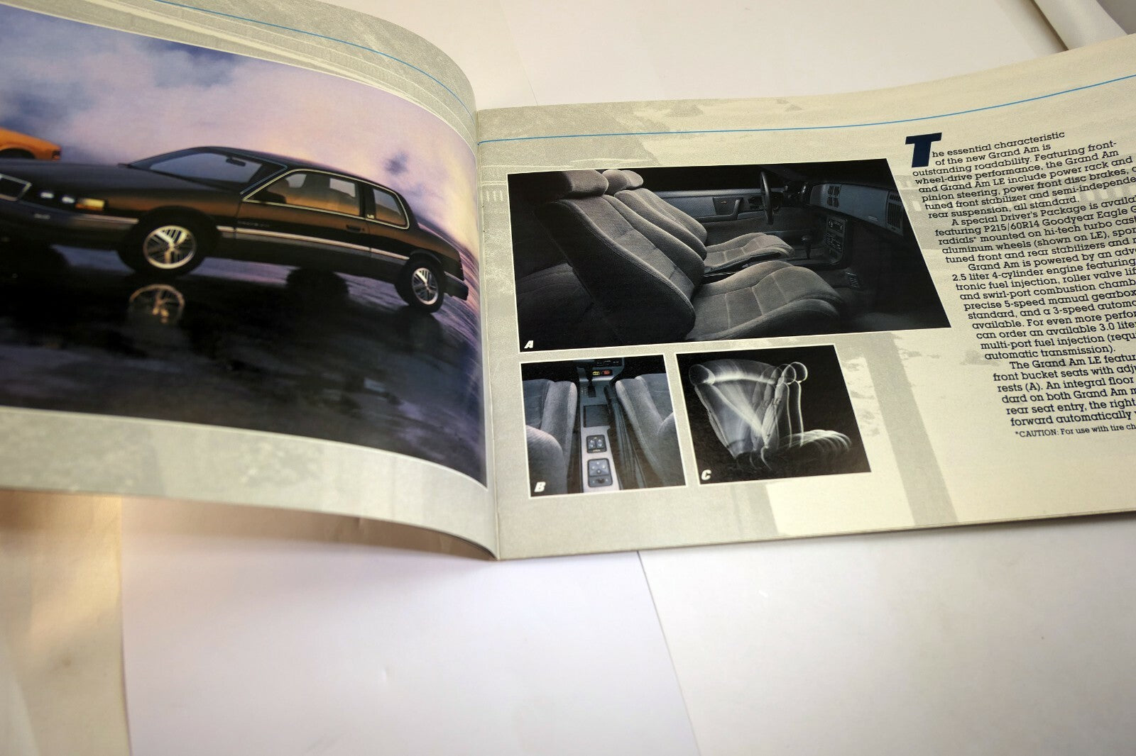 Pontiac 1985 "We Build Excitement" Dealership advertisement Sales Brochure Car