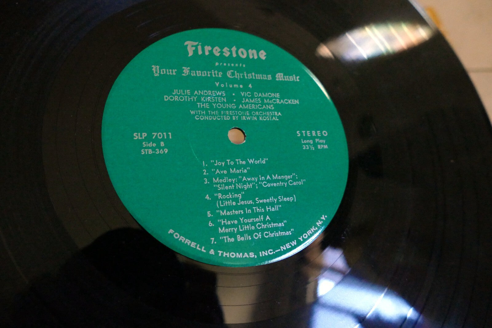 Firestone Your Favorite Christmas Music Volume 4 Stereo LP SLP-7011