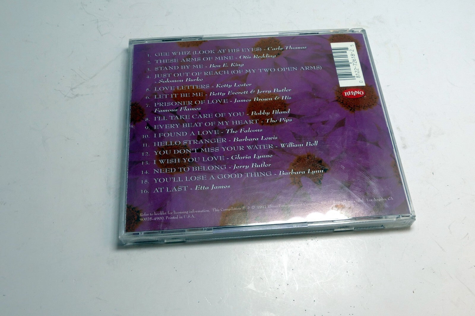 Various Artists: Smooth Grooves The 60s Vol. 1 The Early CD R2 72618 1997 Rhino