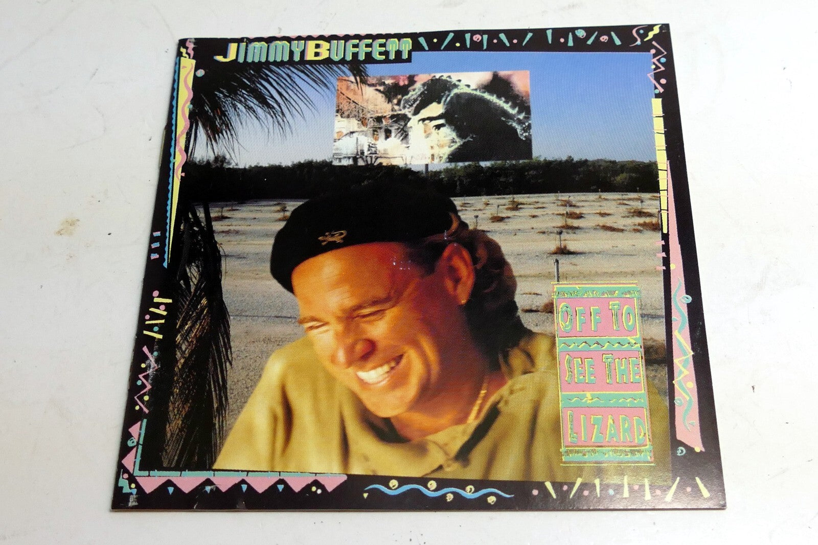 Inlay cover art only no case, or cd included   jimmy buffett to see the lizard