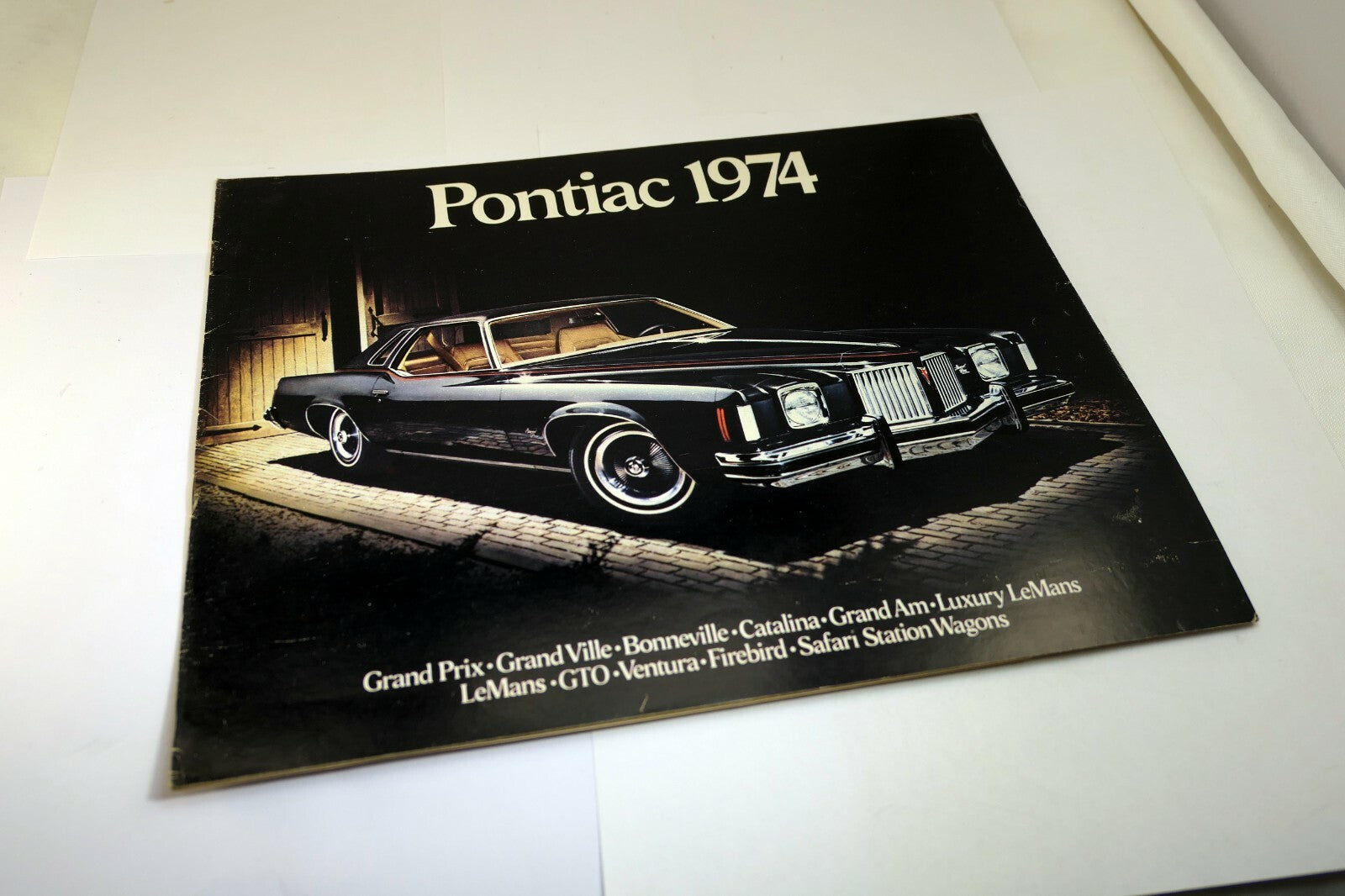Pontiac 1974 Dealership Car advertisement ad Sales Brochure