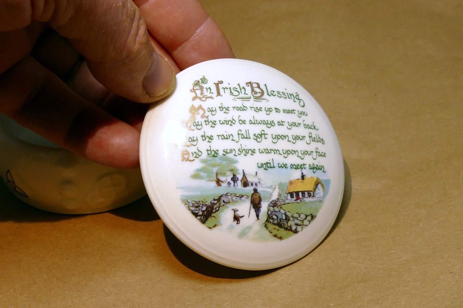 Belleek Gift Box Ireland Blessing Father day - untill we meat again