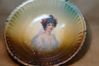 Victoria austria hand painted, signed portrait plate 9 1/2" antique