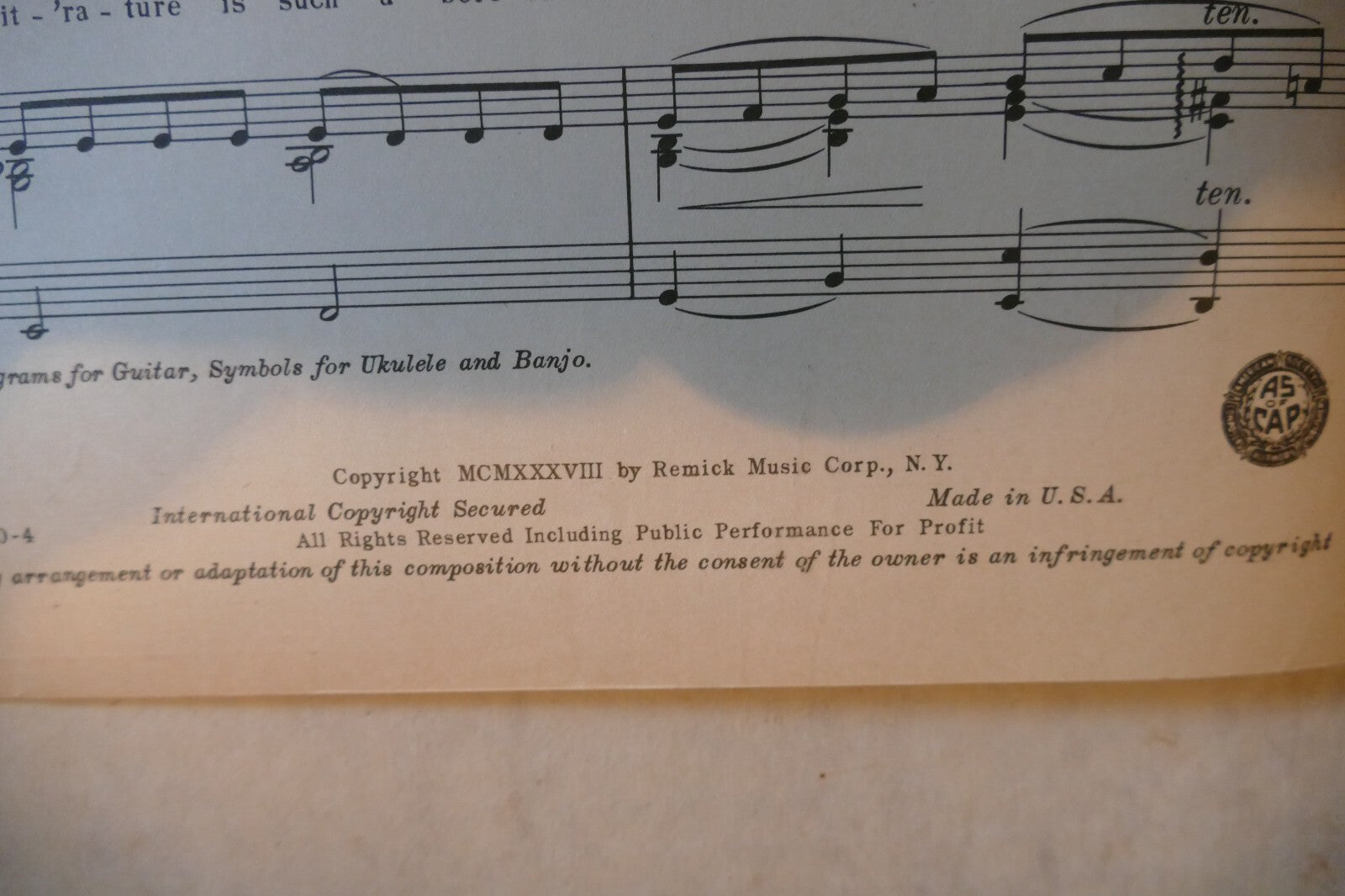 You're An Education, 1938, by Al Dubin and Harry Warren, Remick Music Corp.