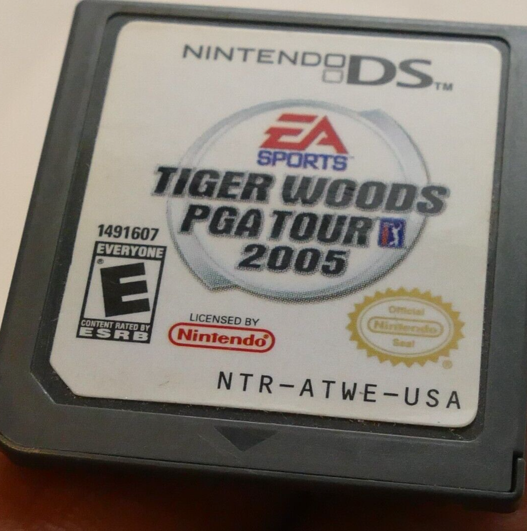 Tiger woods pga tour 2005 nintendo ds game cartridge only