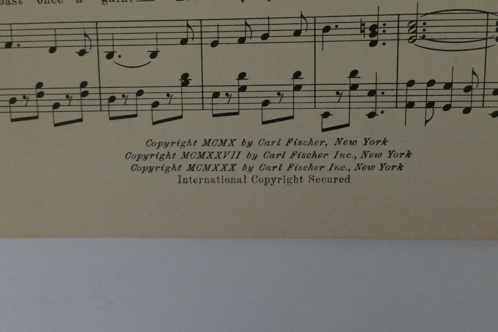 Stein Song (University of Maine), 1930, by Lincoln Colcord and E.A. Fenstad