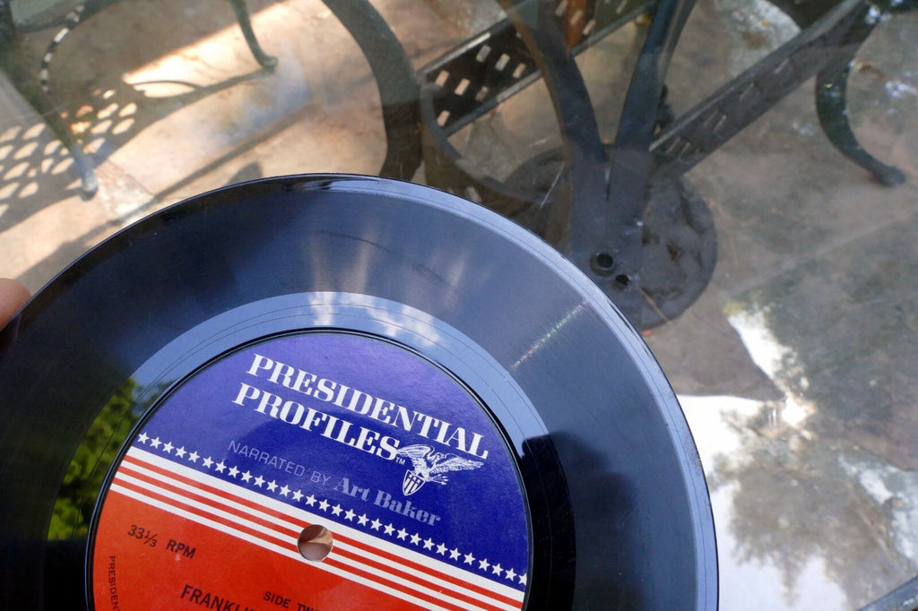 Franklin D. Roosevelt the Presidents Speak 1966 Vinyl EP Narrated By Art Baker