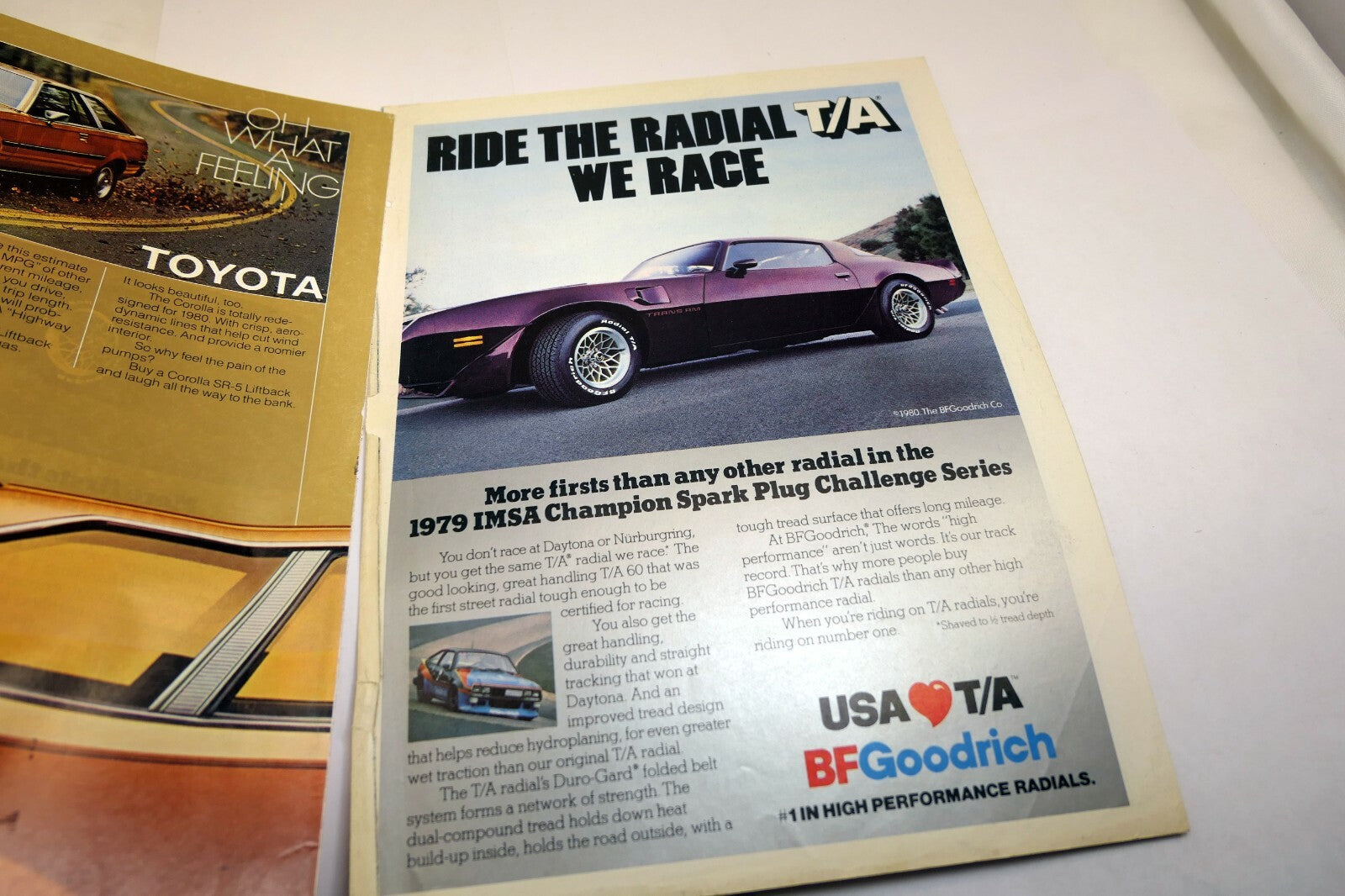 USA T/A BFGoodrich Tire Radial Magazine clipping advertisement Ad