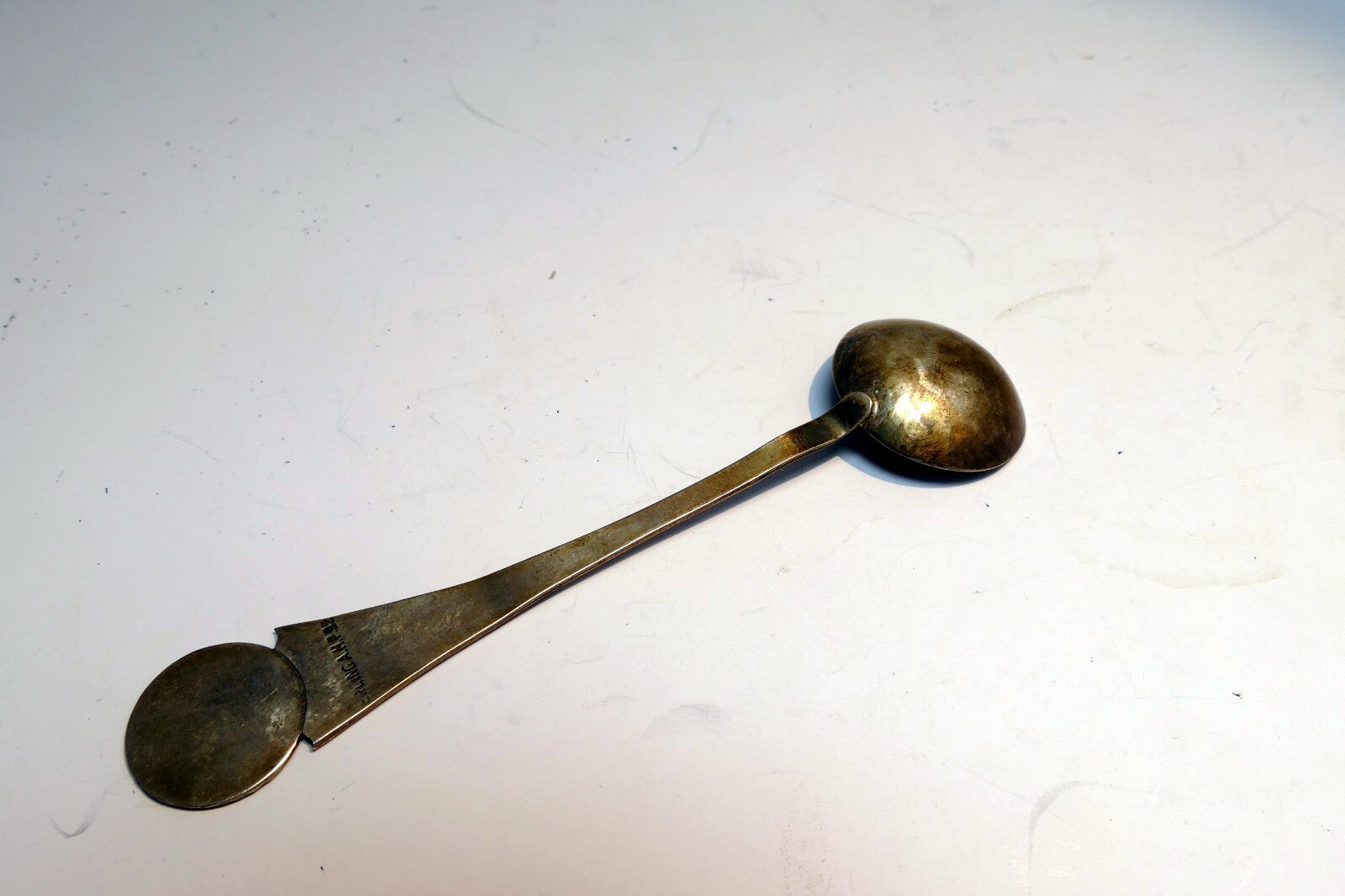 925 Sterling Silver - Acapulco Aztec Calendar Spoon -  Mexico 10 gr.