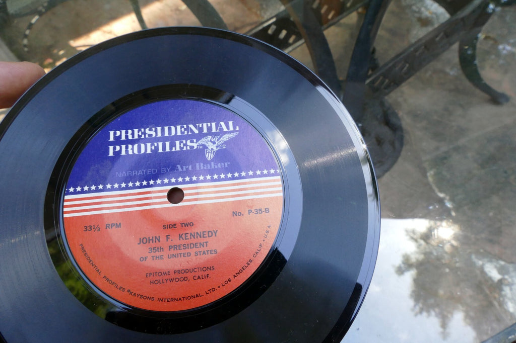 John For Kennedy the Presidents Speak 1966 Vinyl EP Narrated By Art Baker