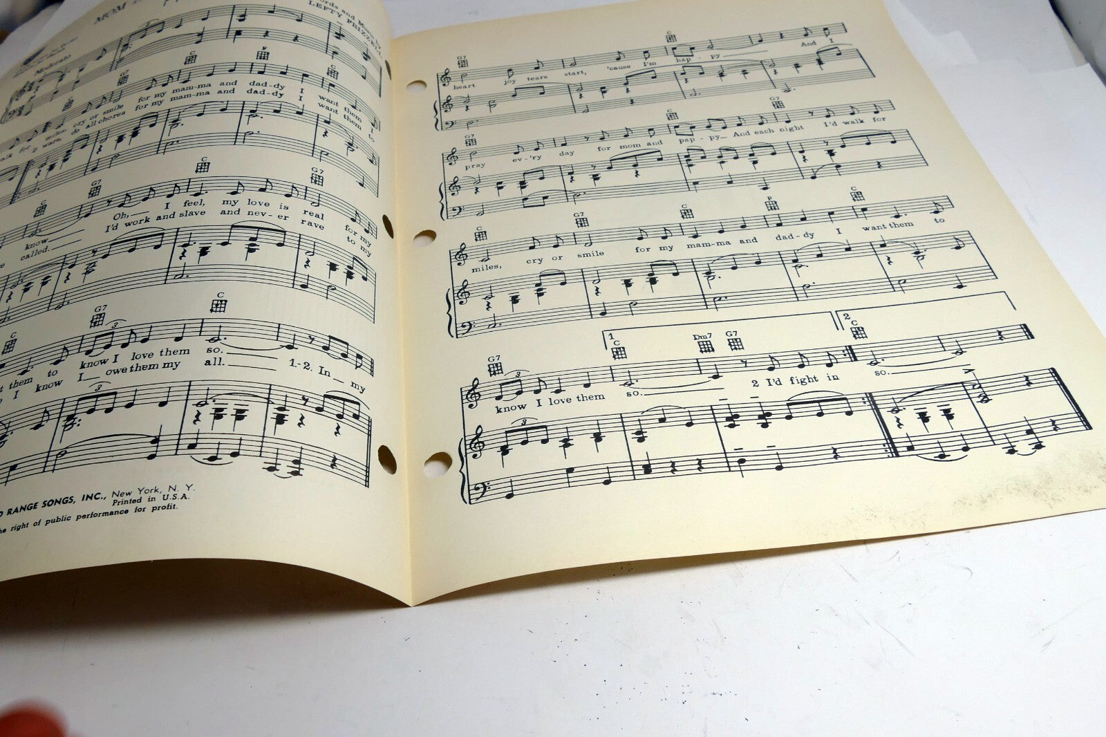 Mom And Dad's Waltz    1951 Sheet Music