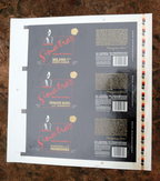 Rare un used 1989 sugo da tavola frank sinatra's pasta sauce label   set of 3