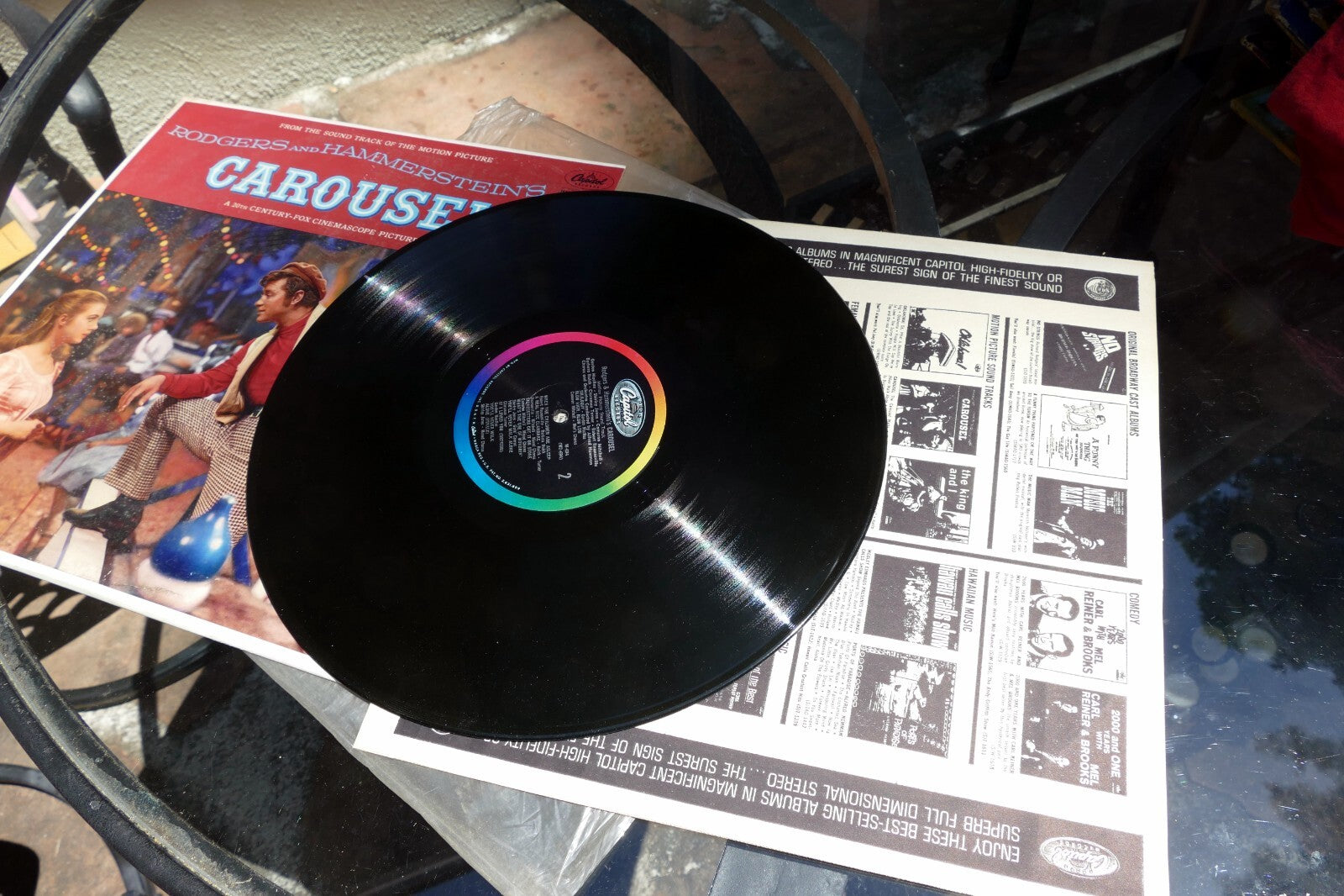 Rodgers and Hammerstein's Carousel Soundtrack Vintage Vinyl  1956 Record LP W694