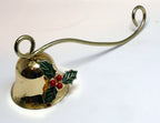 Brass candle snuffer bell 5" length long bellflower x mass