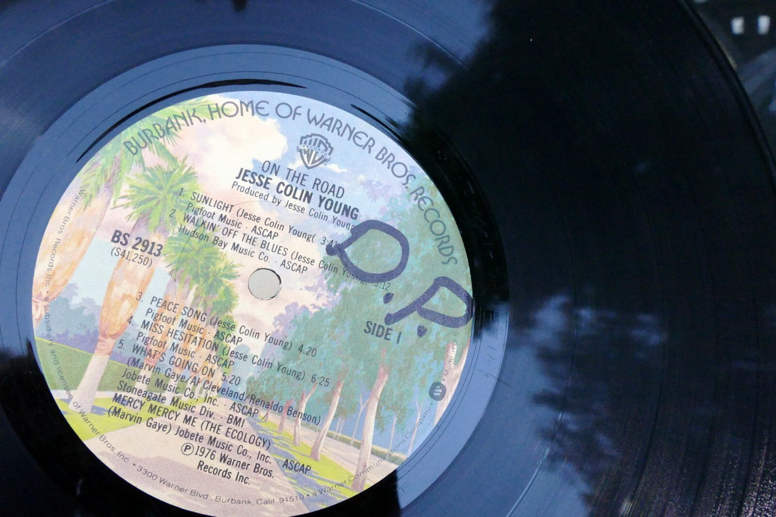 Jesse Colin Young On The Road LP Original 1976 Warner Bros. Records BS 2913 LP