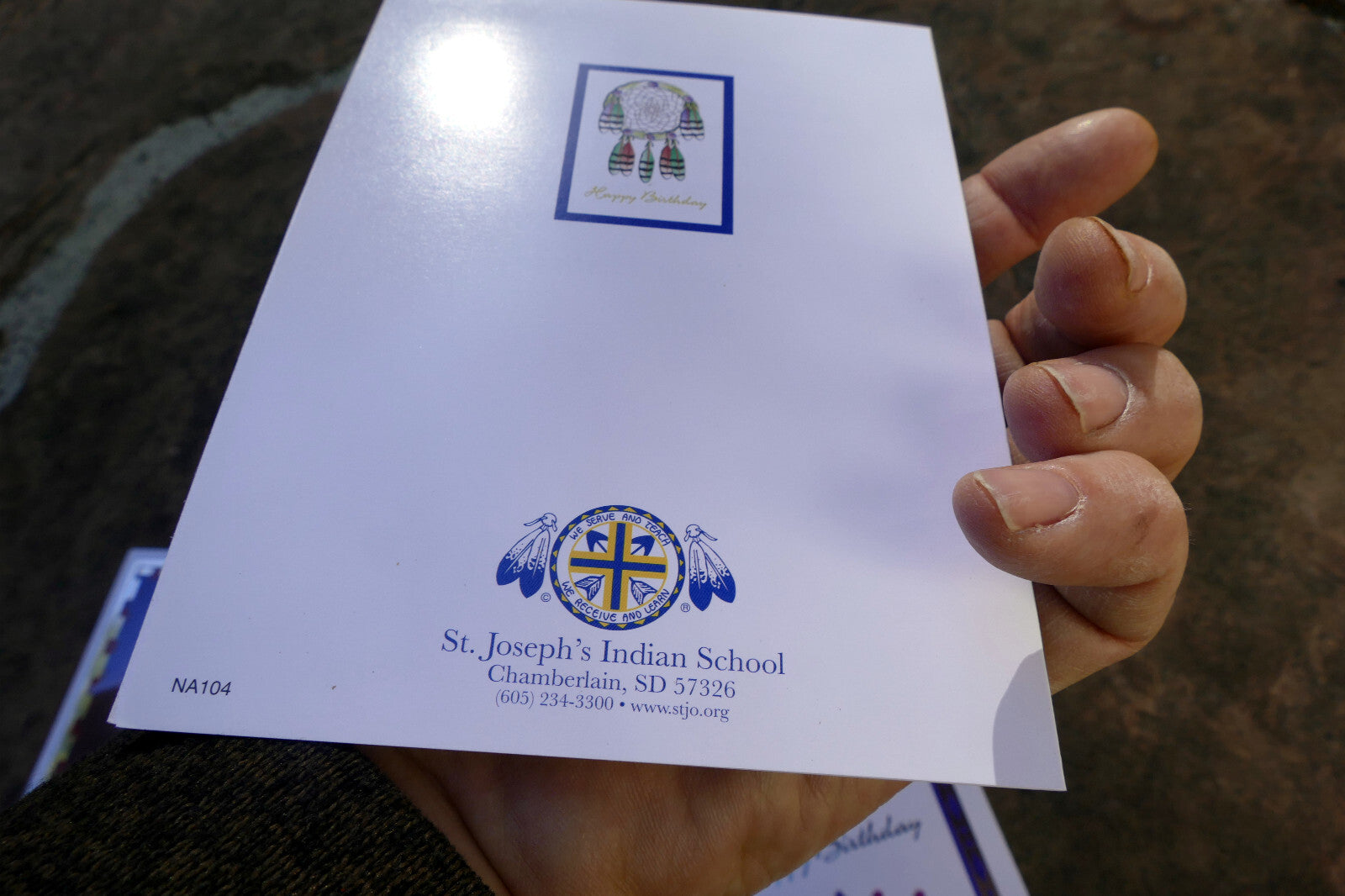 Lakota Greeting Cards ST. JOSEPH INDIAN MISSION School  lot of 6 Native American