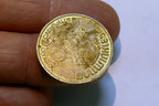 Old Bullwinkle's Grooved Arcade Token