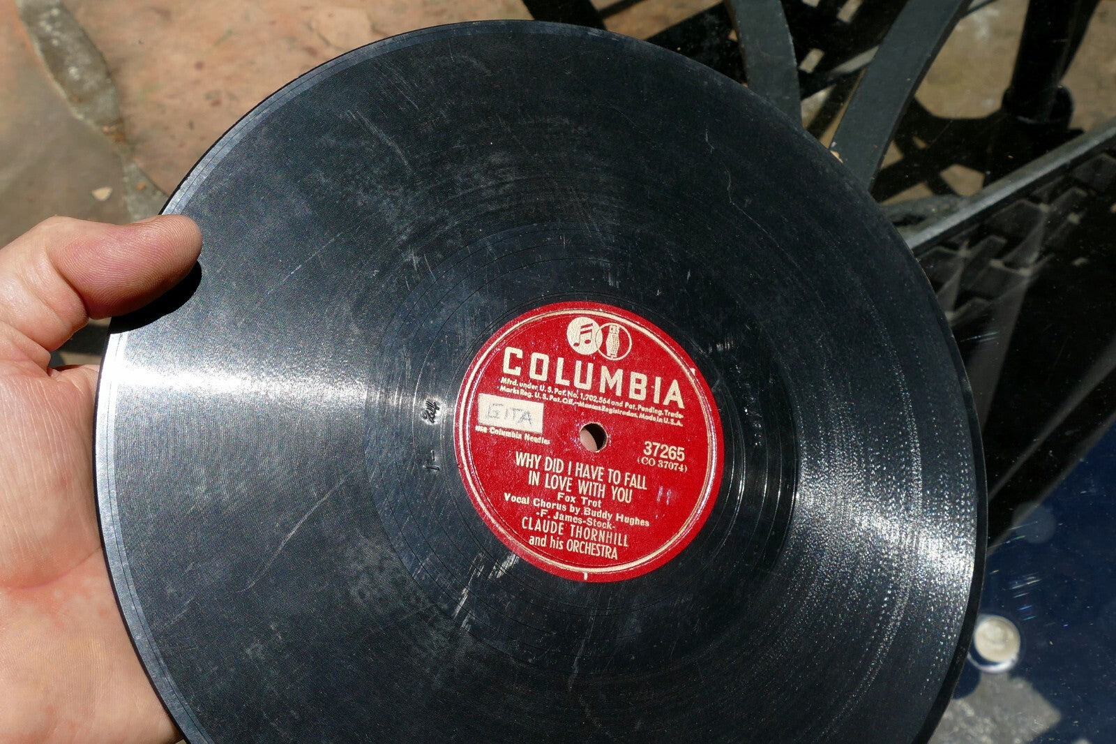 10" Claude Thornhill And His Orchestra ‎Far Away Island Why Did Fall 37265 1947
