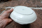 Hasui Sakura 11" Porcelain Round Serving Plate light white green pastel floral