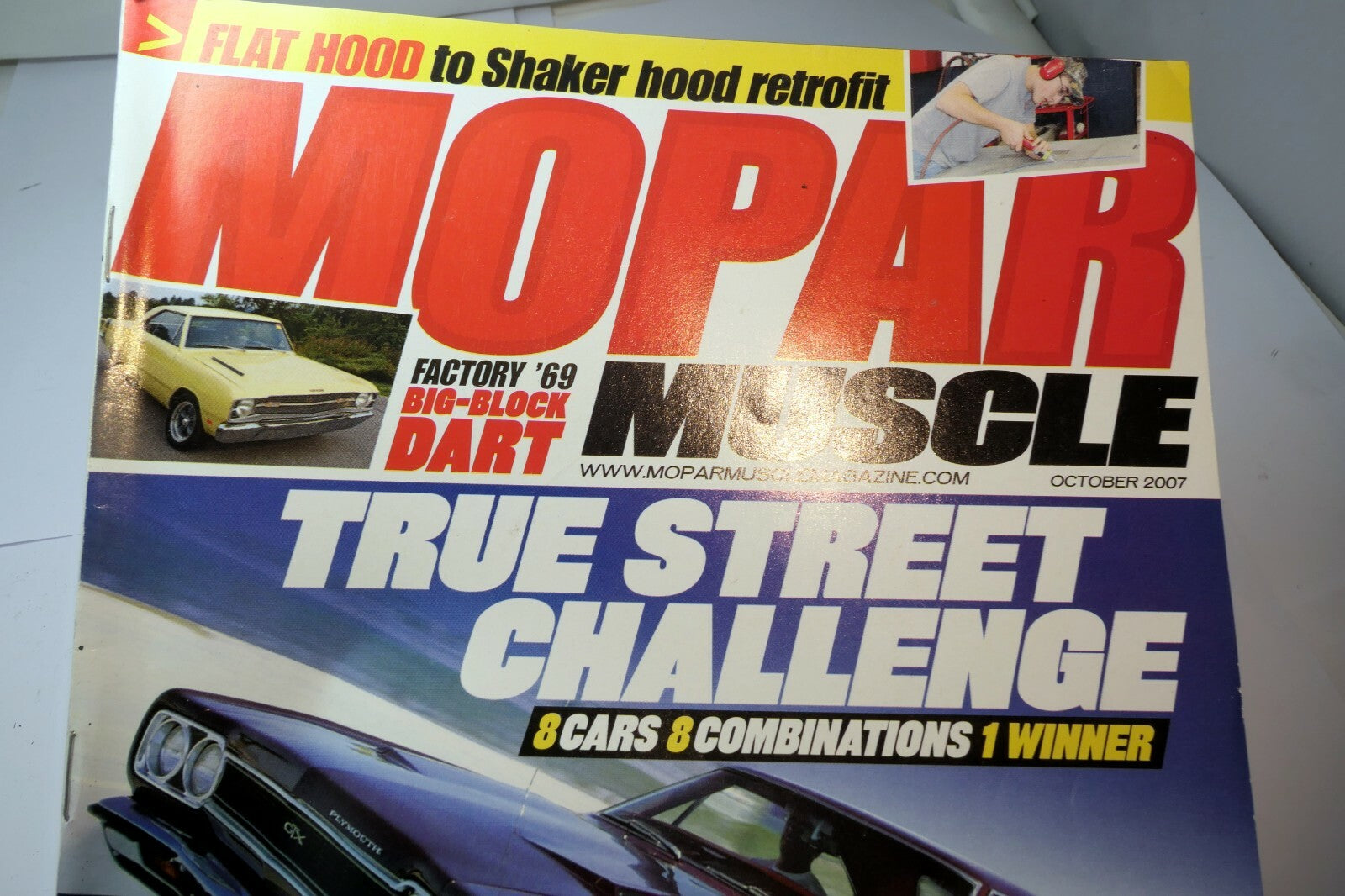 Mopar muscle magazine october 2007 true street challenge '69 big block dart