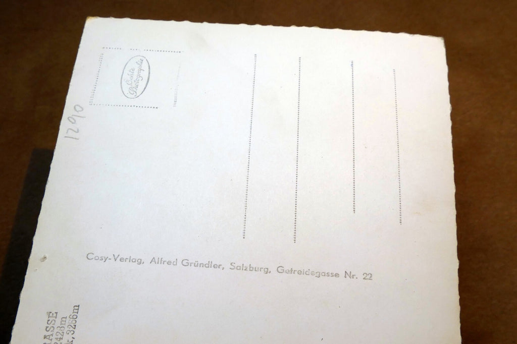 Grossglockner Hochalpenstrasse Alps  Austria postcard 1940's  - unposted