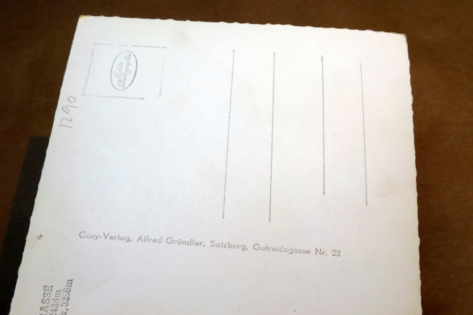 Grossglockner Hochalpenstrasse Alps  Austria postcard 1940's  - unposted