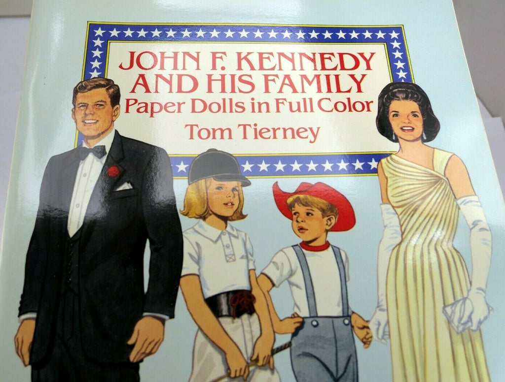 Dover president paper dolls: john f. kennedy and his family paper dolls tierney