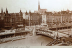 Vienna schnedenplatz schnedenbrucke 1930's postcard austria   unposted