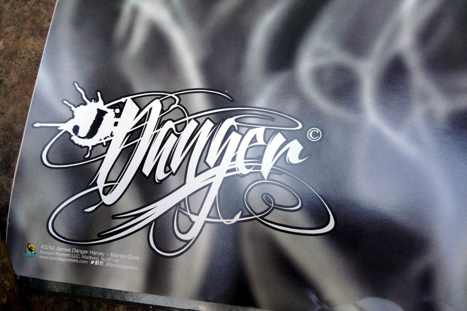 Marilyn Guns - James Danger Harvey 36in x 24in large wall poster