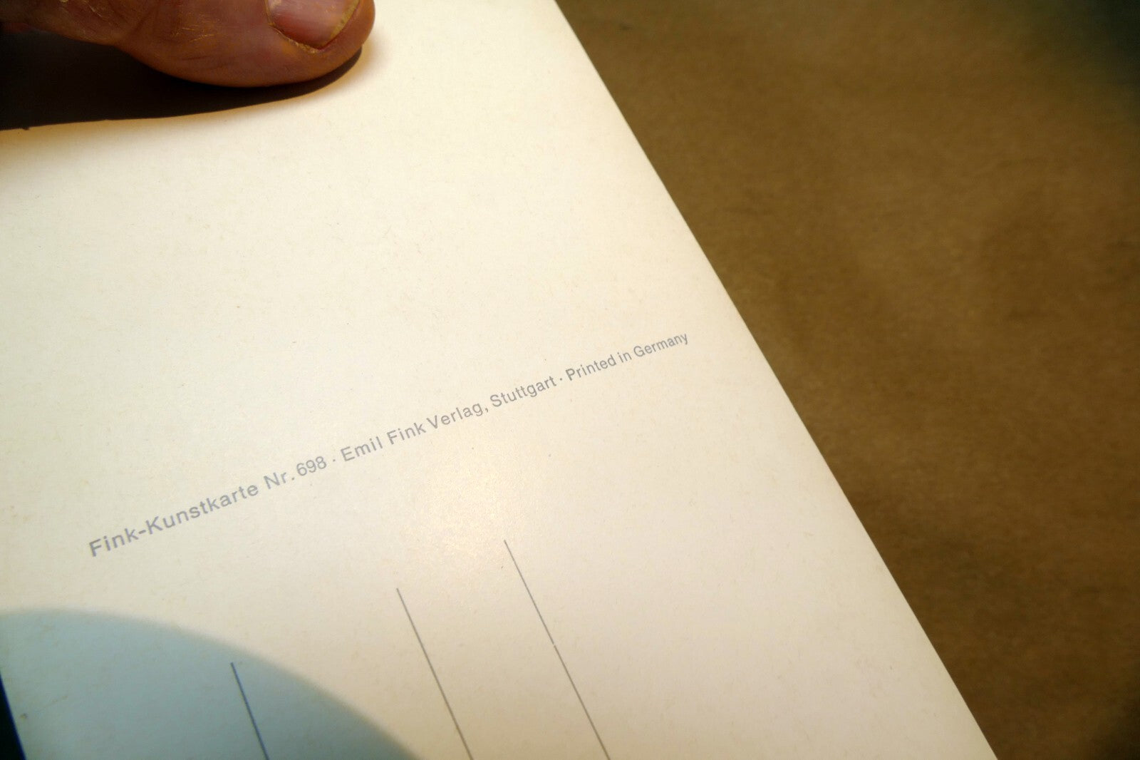 Hummel Charity Girl with birds  Postcard W. Germany Art - Unposted - mint