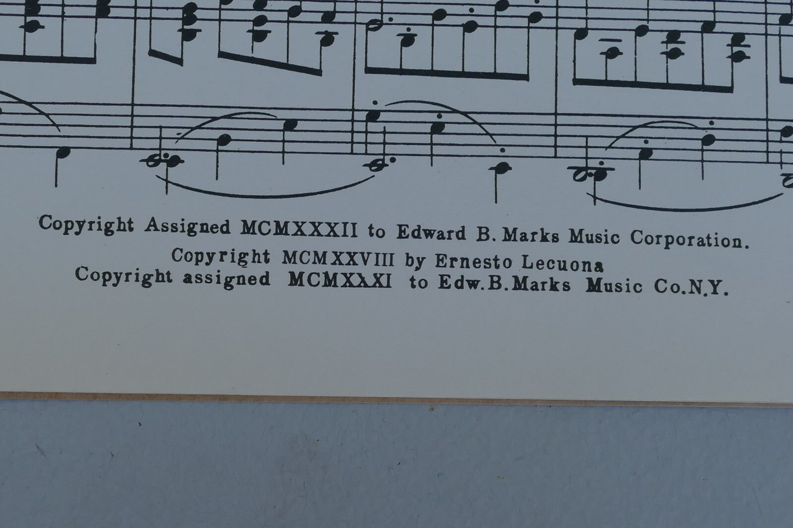 Ernesto Leguona Cordoba from Andalucia suite Sheet Music 1932