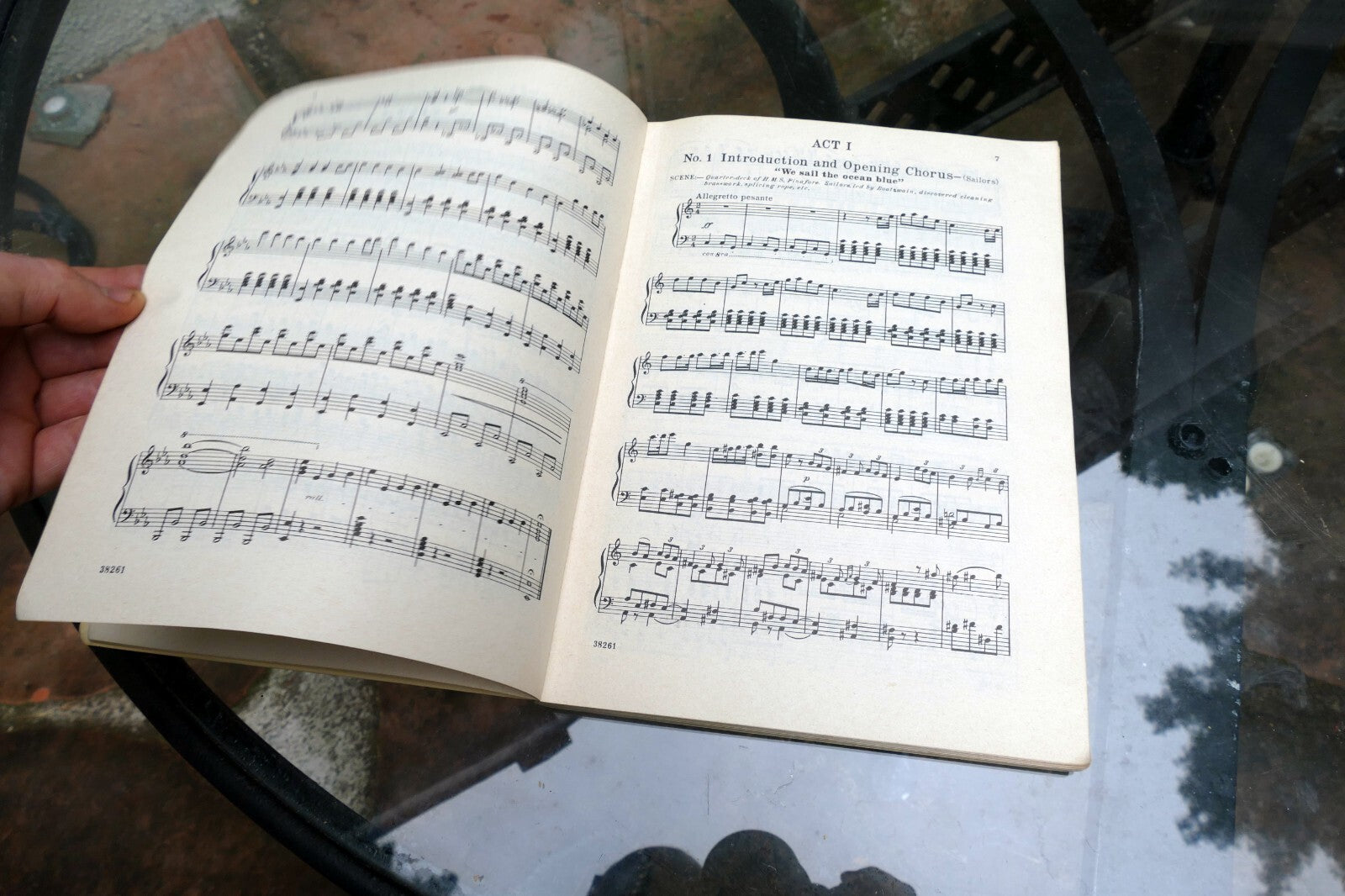 HMS Pinafore Lass That Loved Sailor Piano Sheet Music Book Arthur Sullivan 1623