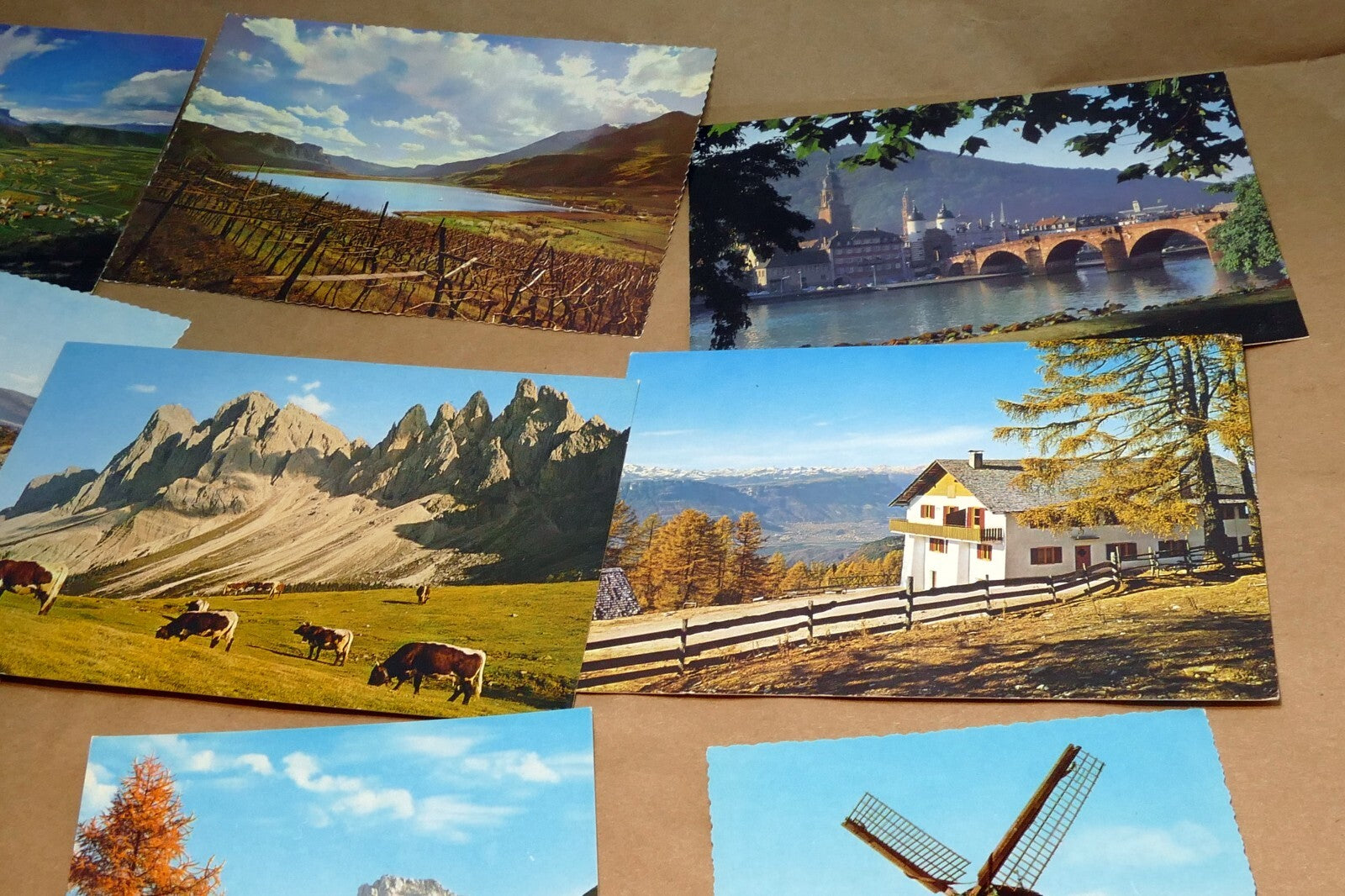 Salzburg Austria  Unposted Postcard Lot pack of 10 Landscapes Towns 1970's