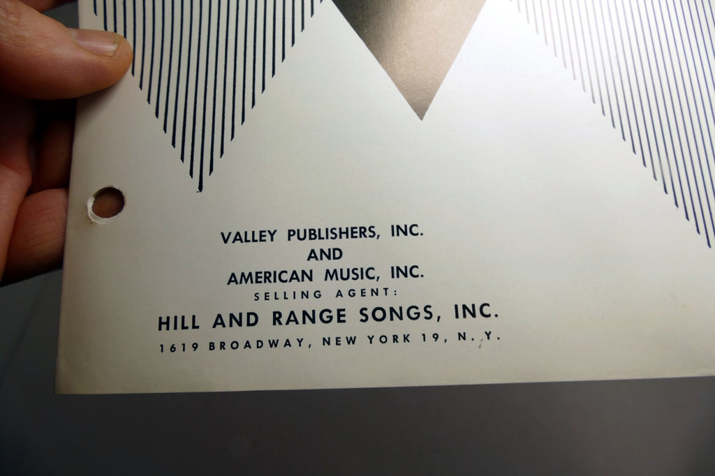 Ne-Hah-Nee Clear Water Bob Nolan  1942 Sheet Music