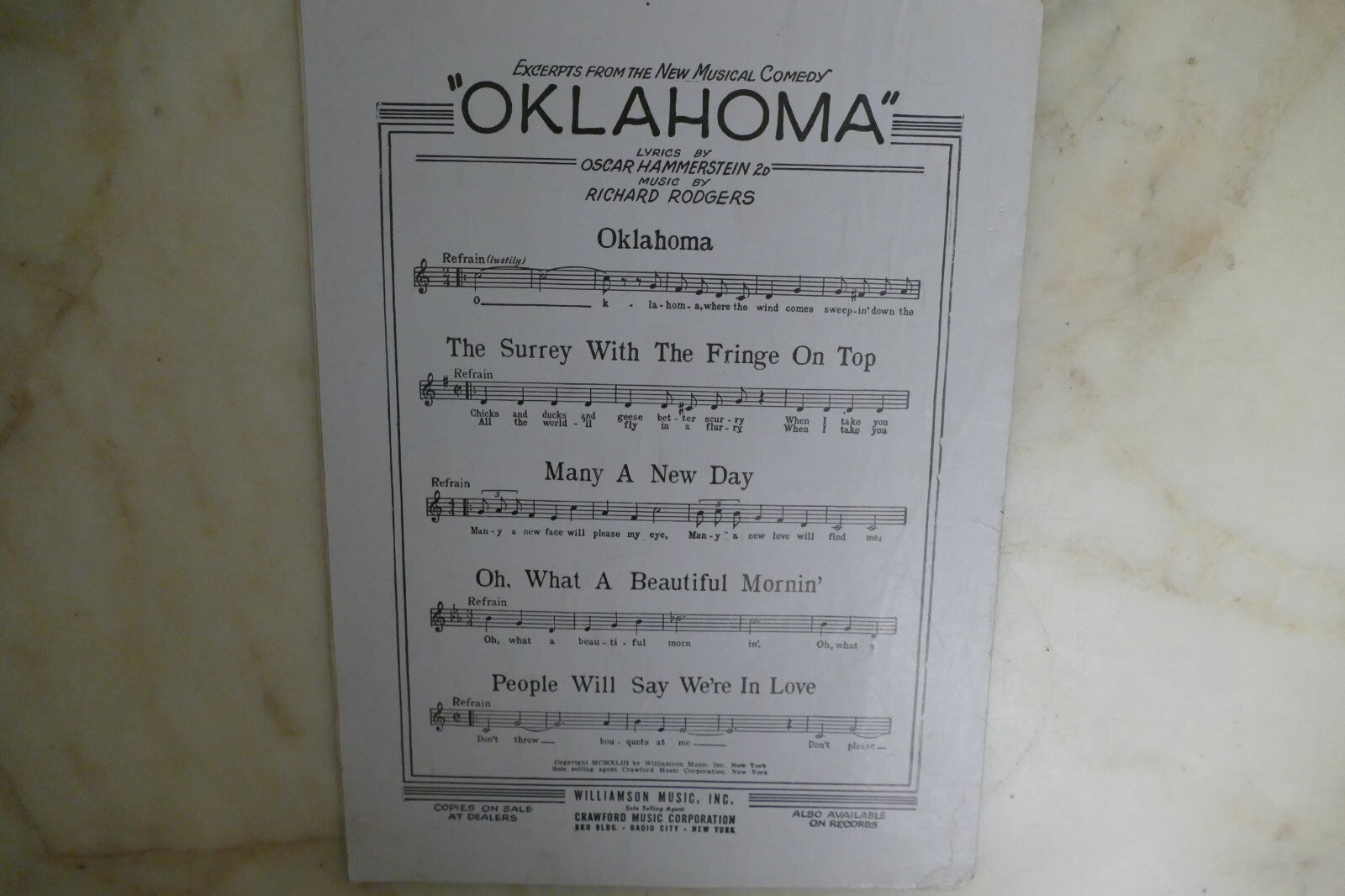 All Through The Day 1946 by Jerome Kern from "Centennial Summer" musical