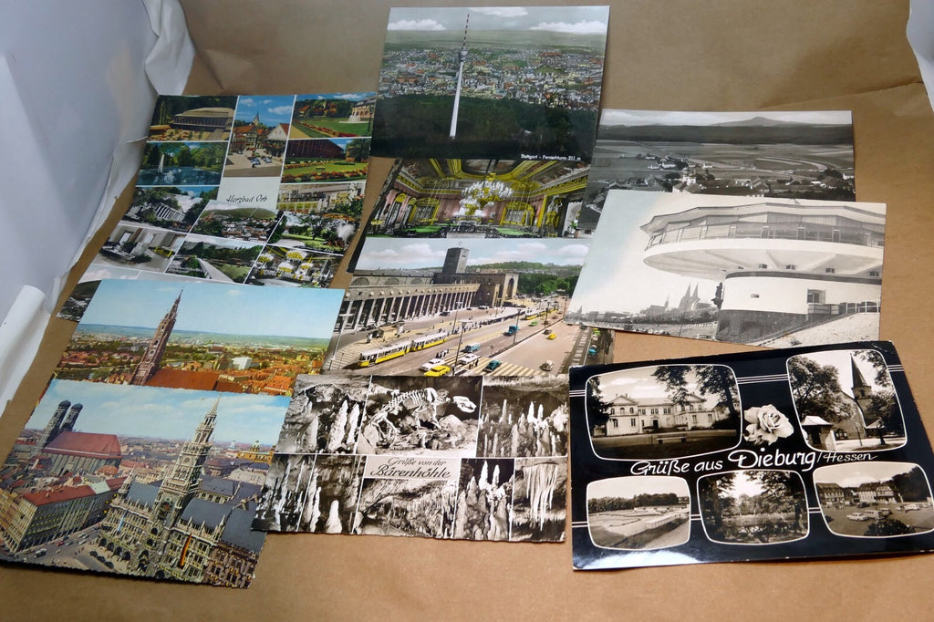 Baden landshut germany unposted postcard lot pack of 11 landscapes towns 1960's