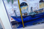 Steve Stento Watercolor "Alessandro" Italian Painting Print Venice Canal boat