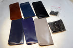 Soft pu leather / suede sunglasses case eyeglasses   pack of 6 lot multi color