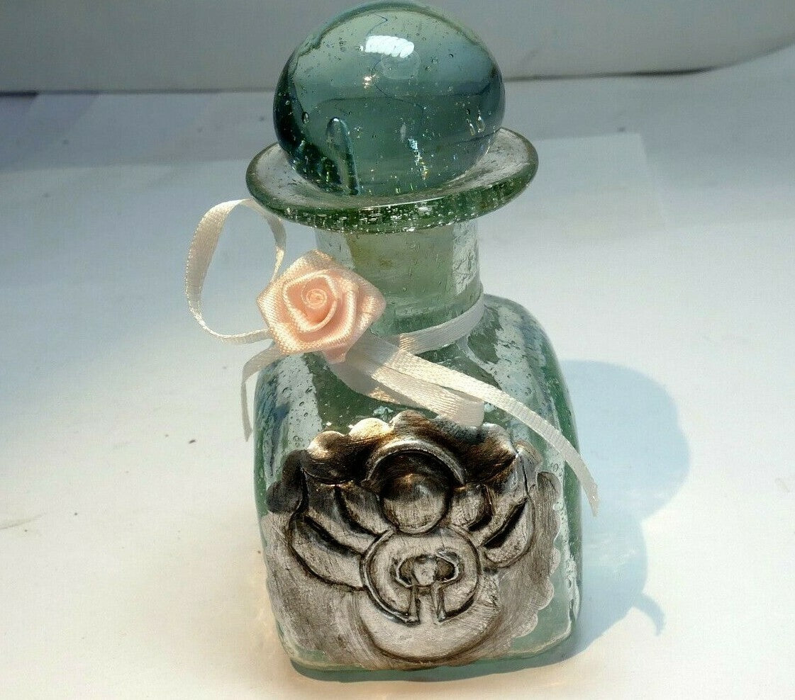 Bautizo de sofia cristina bottle glass w/ angel communion baptism favor
