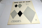There Goes My Heart Benny Davis Abner Silver 1960  Sheet Music