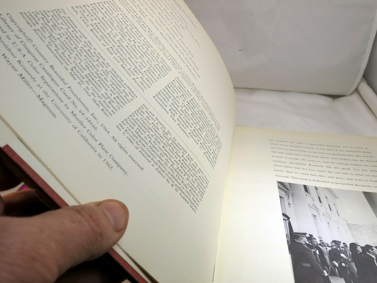 In The Words Of John F. Kennedy,  America The Beautiful HARDCOVER 1964