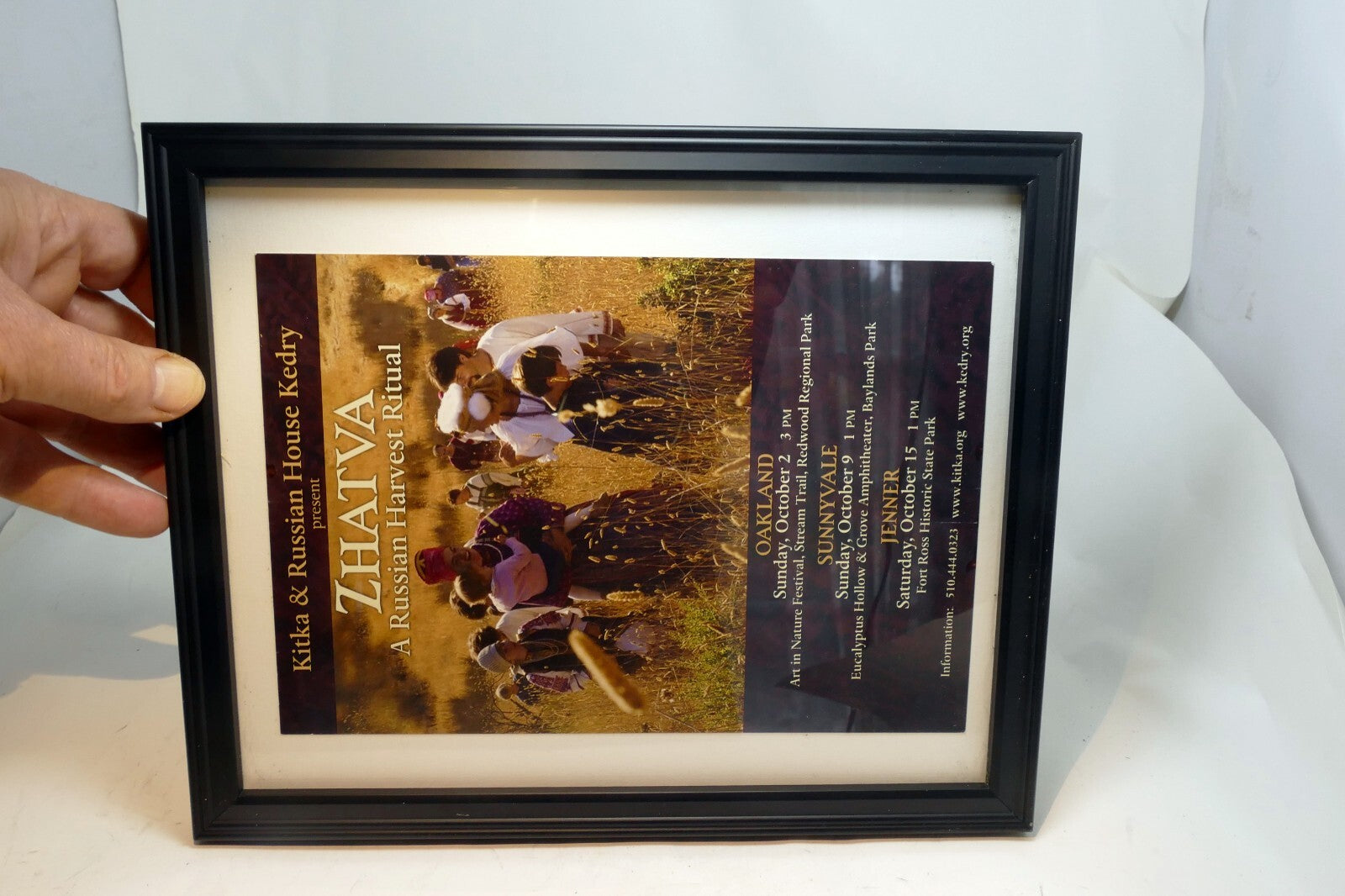 8X10" Picture Photo Frame Kitka Zhatva Russian Harvest Ritual event dates