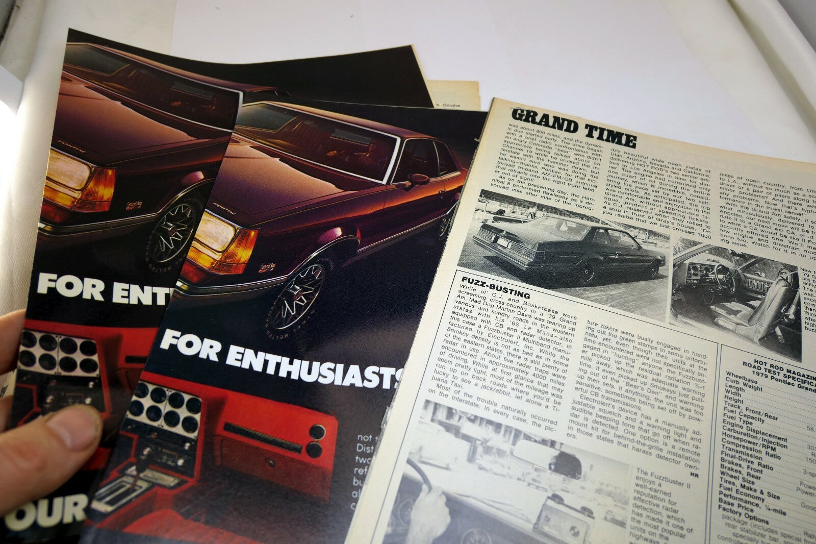 Pontiac 1976 Grand Am Hot Rod Test Review Magazine clipping Specifications