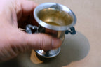 Antique SMP CO Silversmith Silver Copper small bowl dish 2.5X3" small